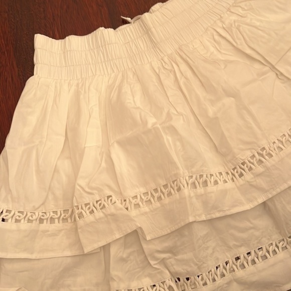 Vita Grace Valetta Tiered Mini Skirt White NEW SOLD OUT ONLINE - Picture 7 of 7